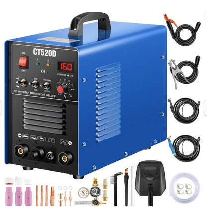 Cortador de plasma CT520D/TIG/soldador combinado 3 en 1 50A/200A 110/220V