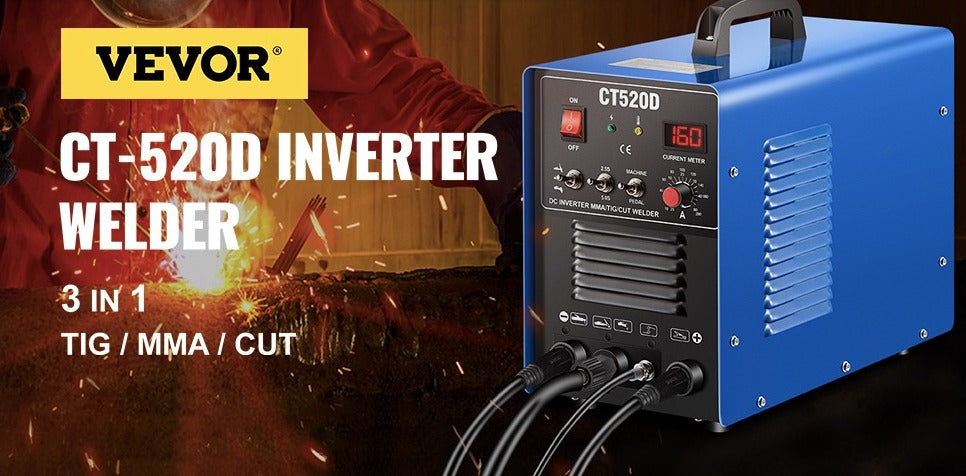 Cortador de plasma CT520D/TIG/soldador combinado 3 en 1 50A/200A 110/220V