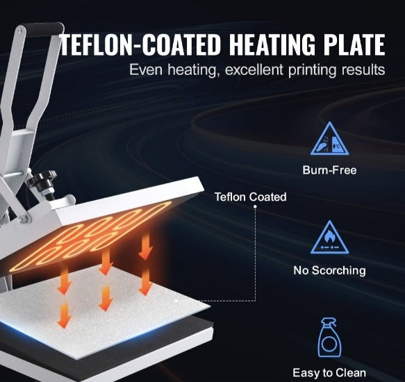 Prensa de calor Prensa Térmica Máquina de Sublimación de 15 x 15 calentamiento rápido máquina de prensa de calor de alta presión para camiseta